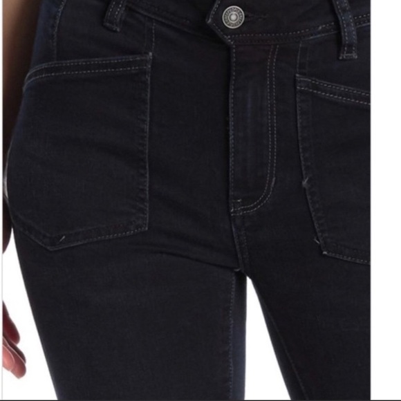 *** SOLD Free People We the Free Ivy Mid Rise Skinny Jeans in seal blue NWT - Picture 5 of 9